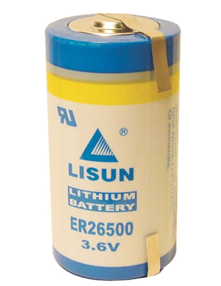 Pila litio C 3,6V 7Ah con lamella aster