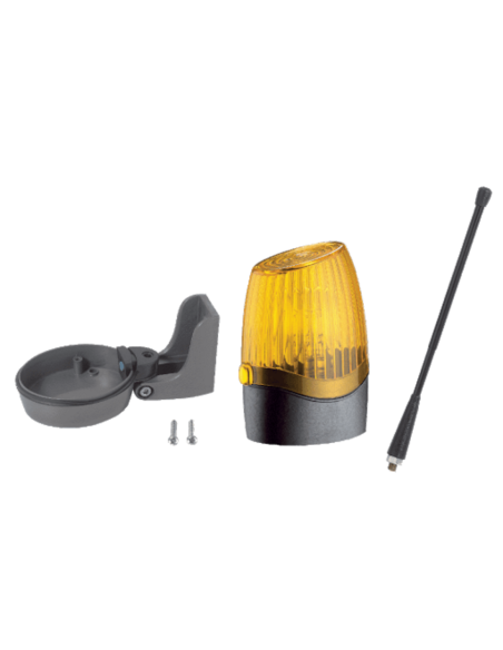 Lampeggiante polaris 12-24-220V con elettronica di lampeggio ant. e led