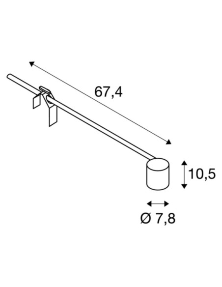 Spot display E27 int display nero