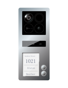 Postazione esterna videocitofono IP da parete - 2 utenze