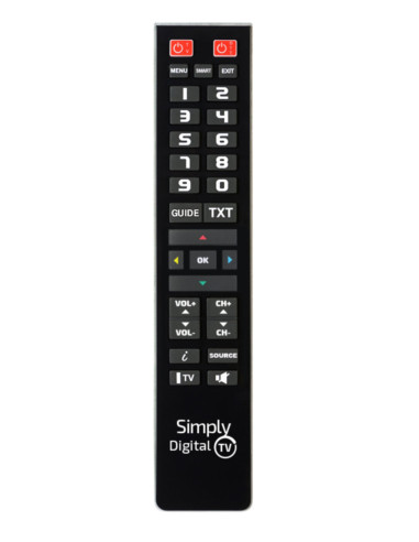 Telecomando simply digital 2in1 tv-dtt
