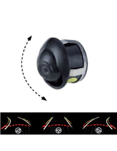 Telecamera universale regolabile da incasso con linee...