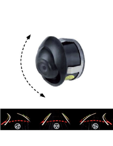 Telecamera universale regolabile da incasso con...