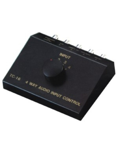 Selettore audio input 4 vie RCA