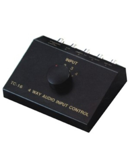 Selettore audio input 4 vie RCA