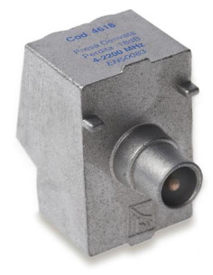 Presa  in pressofusione 2,2 ghz derivata  18 db boccola...