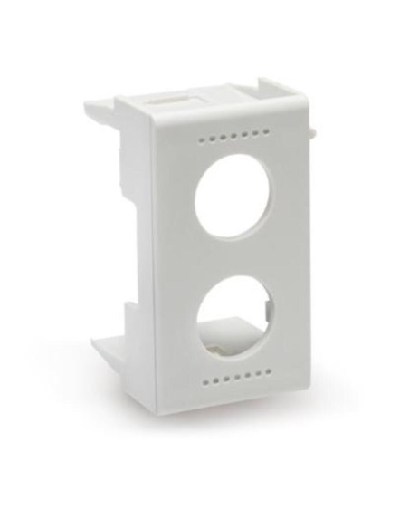 Plastica compatibile ave sistema 45 grigio chiaro ral per presa demix