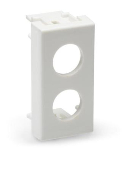 Plastica compatibile legrand vela chiara per presa demix