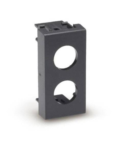 Plastica compatibile legrand vela scura  per presa demix