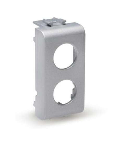 Plastica compatibile Gewiss Chorus titanio per presa demix