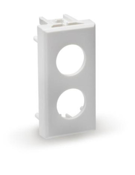 Plastica compatibile ticino axolute bianca  per presa demix