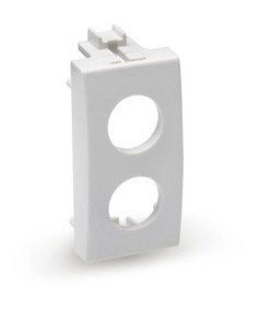 Plastica compatibile ABB chiara bianca per presa demix