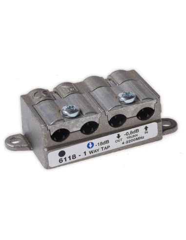 Mini derivatore induttivo 1 out -18db 4/2200MHz