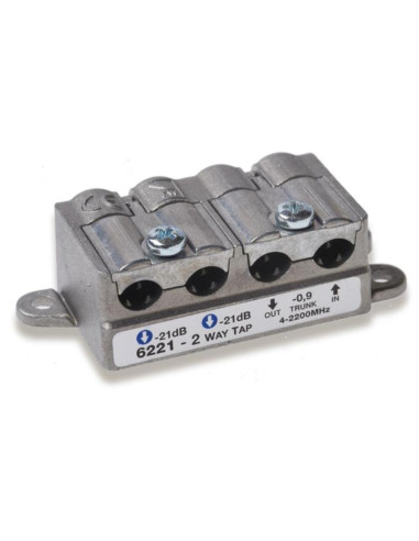 Mini derivatore induttivo 2 out -21db 4/2200MHz