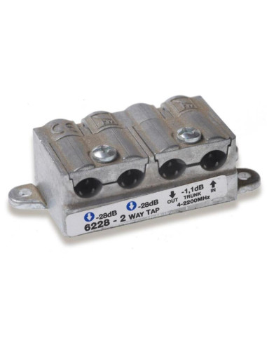 Mini derivatore induttivo 2 out -28db 4/2200MHz