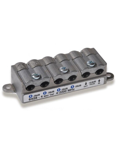 Mini derivatore induttivo 4 out -28db 4/2200MHz