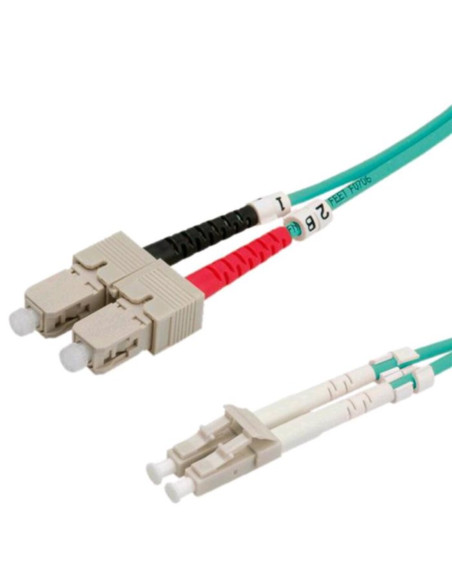 Bretella bifibra 50/125 om3 sc/lc mt 2