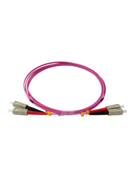 Bretella fibra multimode om4 50/125 sc-sc 1m
