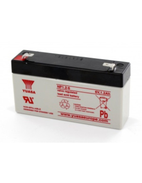 Batteria al piombo Yuasa 6V   1,2Ah