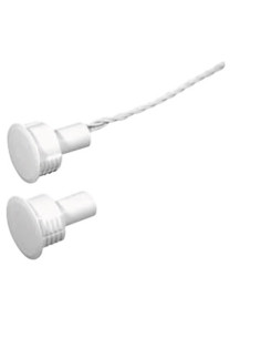 Contatto magnetico da incasso plastico marrone per porte...