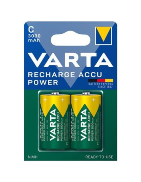 Batteria ricaricabile C NiMH 3000mAh blister 2pz