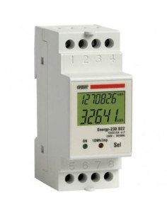Contatore energia attiva monofase 2m din