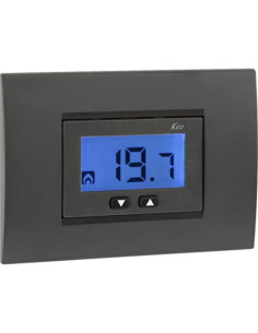 Termostato elettronico da incasso con selettore...