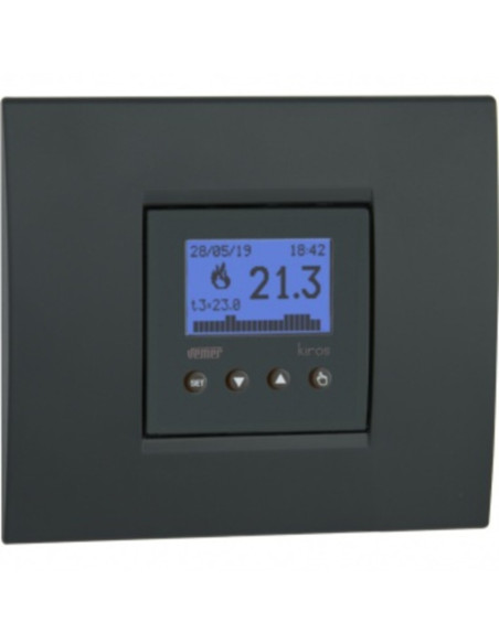 Cronotermostato settimanale da incasso 2 moduli 503 bianco 230VAC