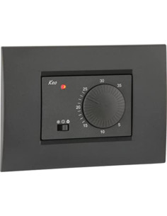 Termostato elettronico da incasso con selettore...