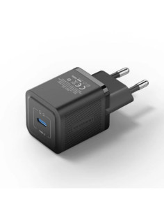 Alimentatore USB-C GaN 1 porta 5V-9V-12V 20W nero