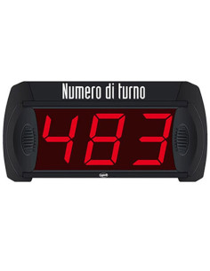 Display numerico 3 cifre h100mm