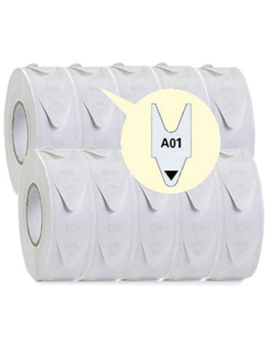 Confezione da 20000 tickets (10 rotoli) 2...