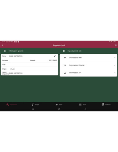 Mixer amplificato compatto 120W con player...