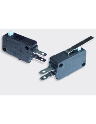 Microswitch leva lunga + rotella faston 6.3