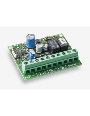 Ricevitore radio 433mhz 12/24v - 2 rele'