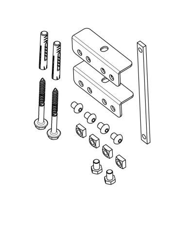 Bracket kit di fissaggio per sistema Connect-it...