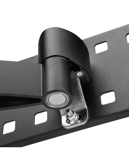 Supporto a parete doppio snodo 32"÷55" max 35kg con blocco sicurezza nero