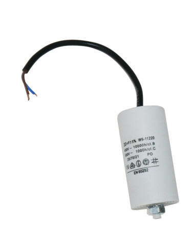 Condensatore 10μf  450V  cavetti l-180