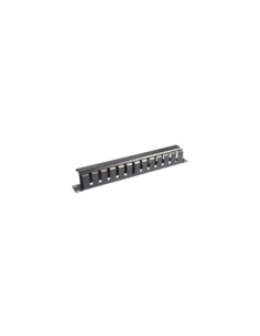 Pannello di gestione cavi con coperchio da 1u