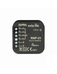 Exta life - trasmettitore 4ch da incasso 230VAC