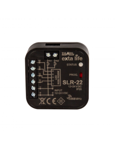 Exta life - ricevitore da incasso 4ch 12-24VDC x strisce RGBw 4A x ch