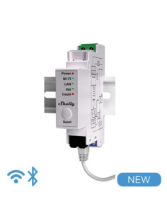 Contatore energia da barra DIN Wi-Fi con 2 pinze 50A