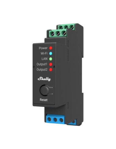 Smart Rele' 220Vac DIN 2 canali max 16A Wi-Fi +...