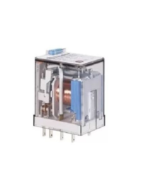 Relè industriale 12Vdc 4SC 7A 250Vac