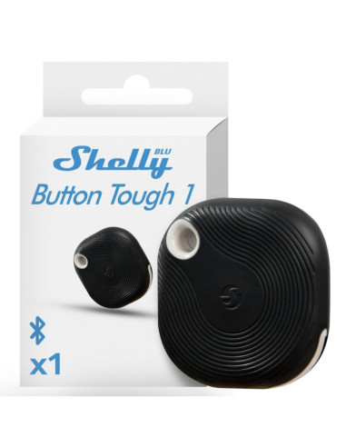 Pulsante Smart Bluetooth nero per attivare scene e automazioni