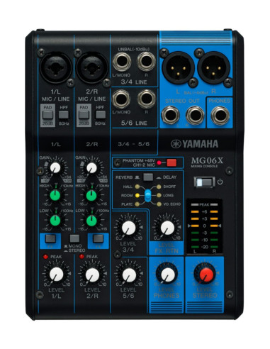 Mixer MG06X 6 canali effetti