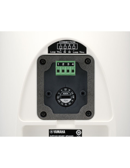 Coppia diffusori ca 5" 150W 8Ω 100v nero IP35 outdoor