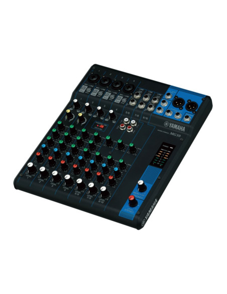 Mixer analogico 10 canali 4 pre 2 comp. USB + effetti