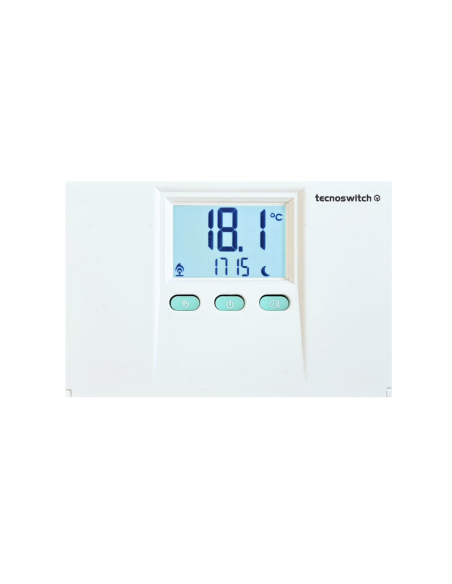 Cronotermostato giornaliero da parete a batterie