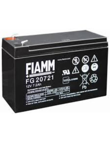 Batteria al piombo Fiamm FG 12V   7,2Ah faston...